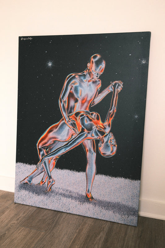 “My Soul Is Linked To You” Canvas Print 30x40