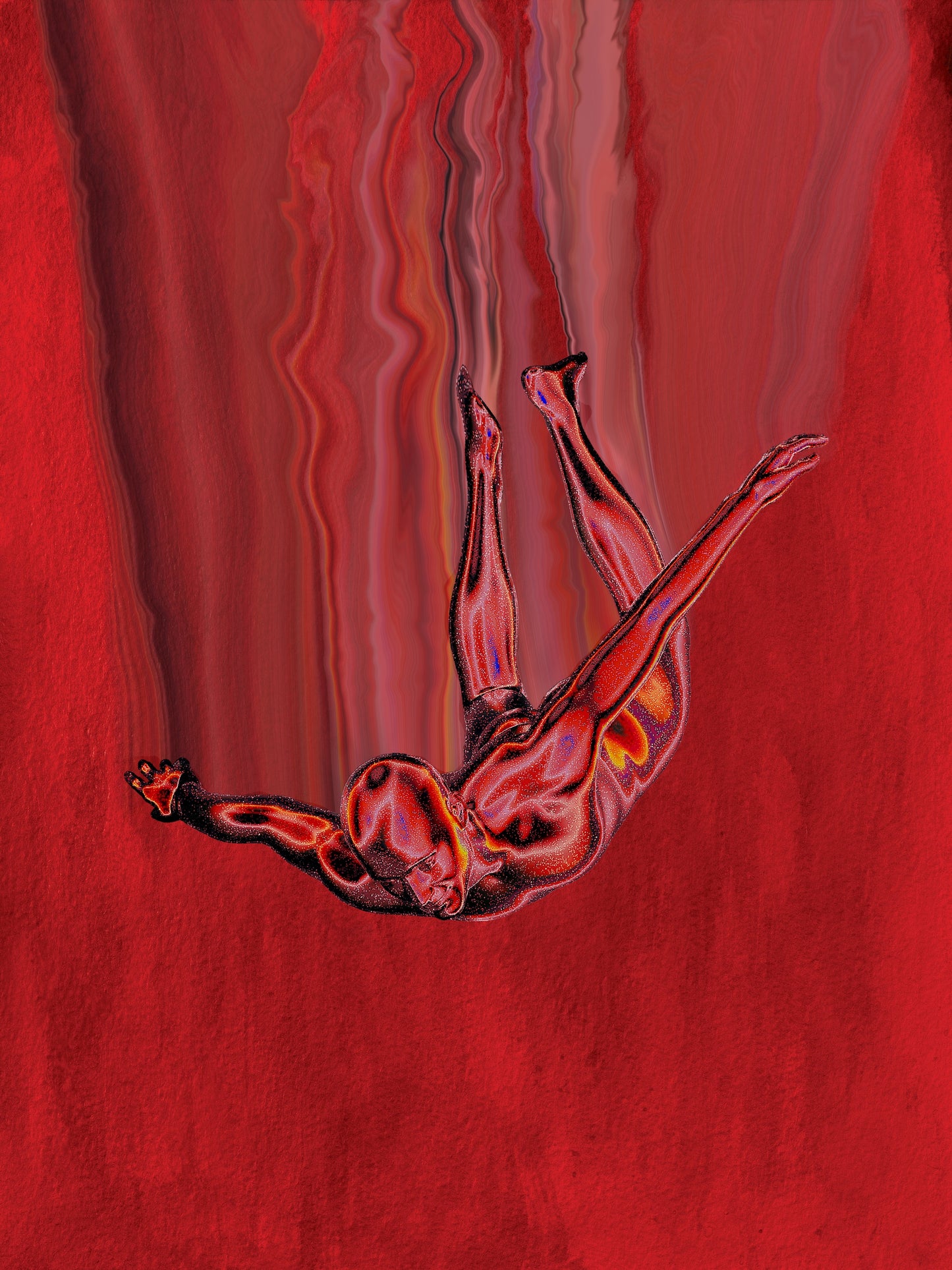 "Falling In Rouge" PRINT