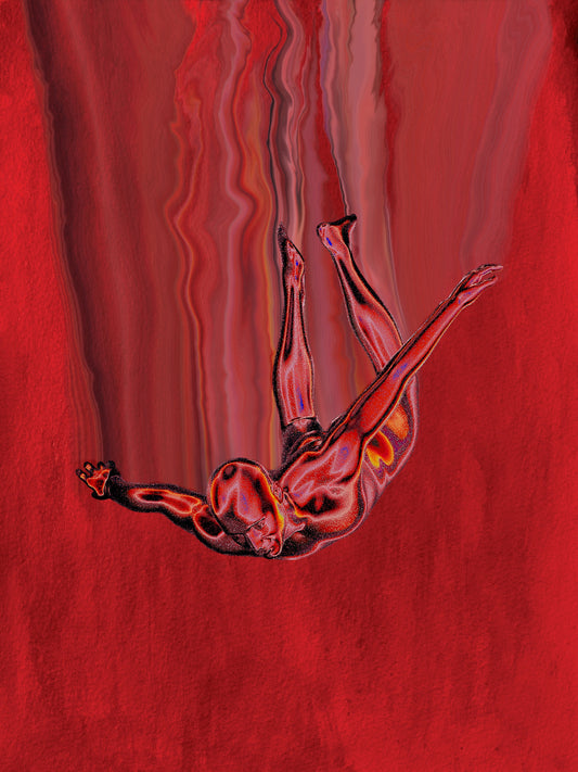 "Falling In Rouge" PRINT