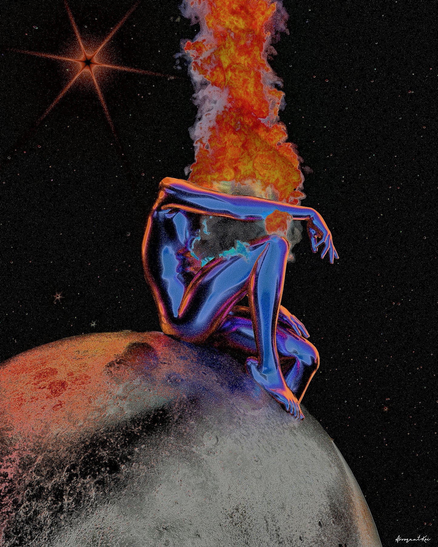 "The Pressure Burned Me Alive"  PRINT