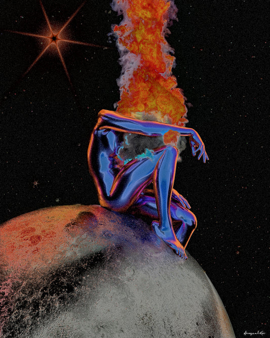 "The Pressure Burned Me Alive"  PRINT