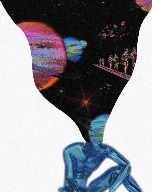 Let Your Mind Run Free" PRINT
