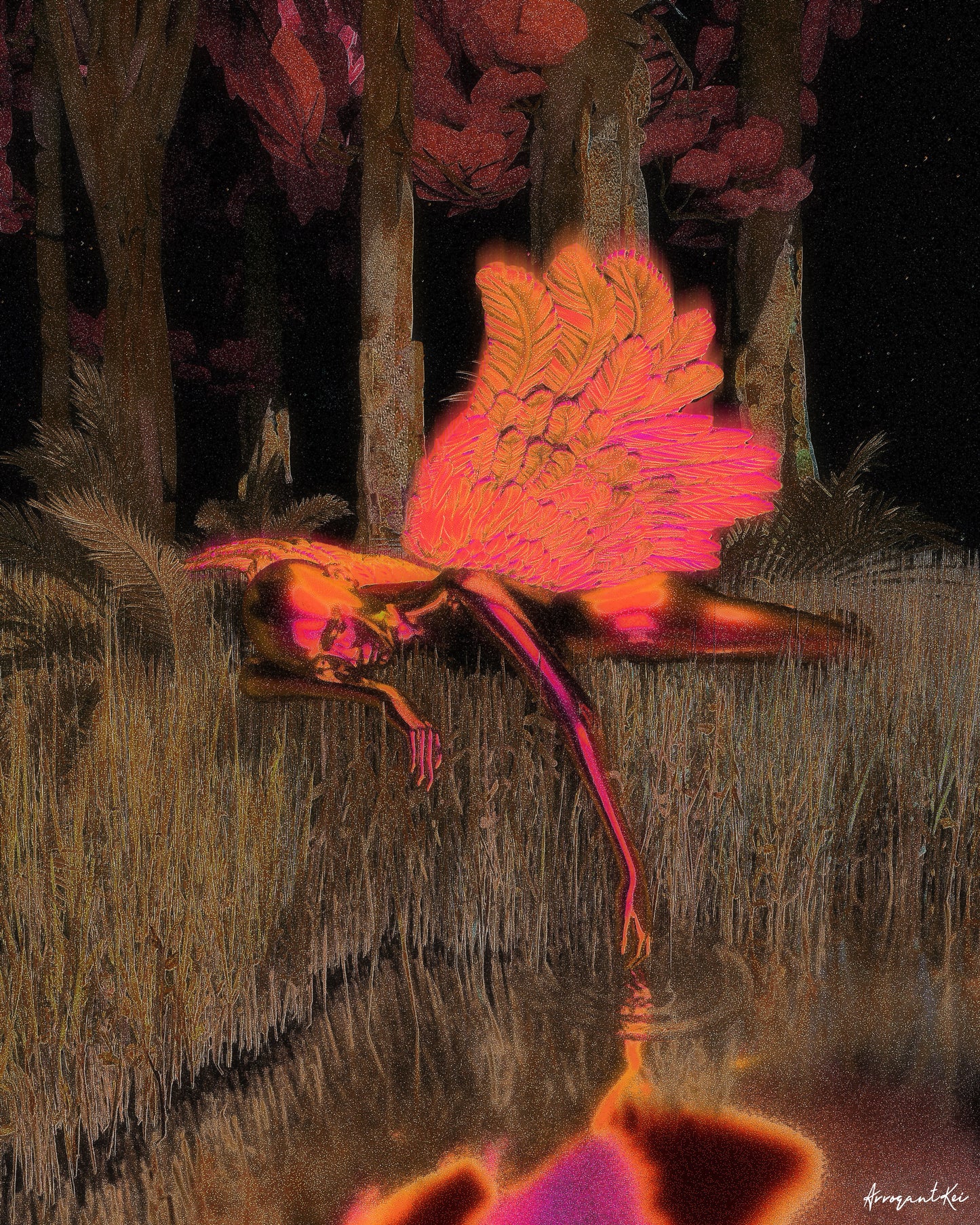 "The Fall Of An Angel" PRINT